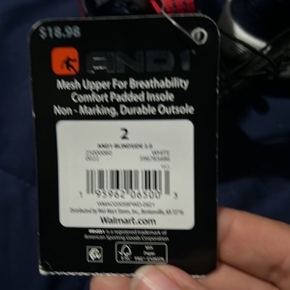 AND 1 baby sneakers NWT - Picture 6 of 6